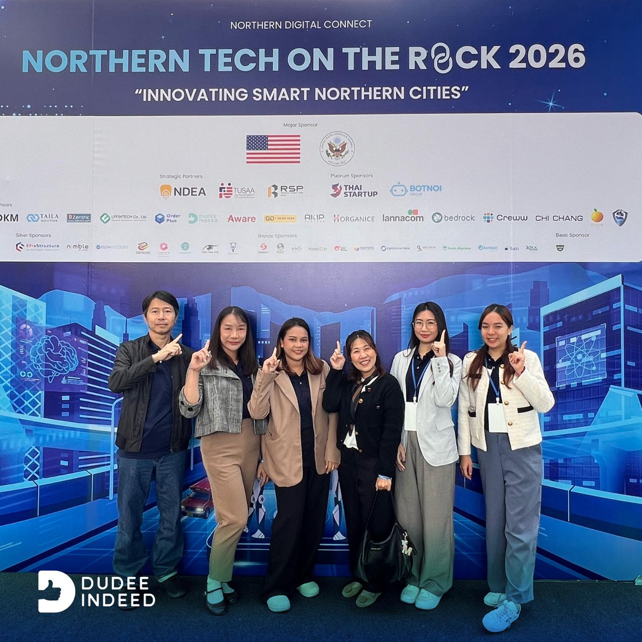 Dudee ร่วมขับเคลื่อนเทคโนโลยีและนวัตกรรมในงาน Northern Tech On The Rock ...